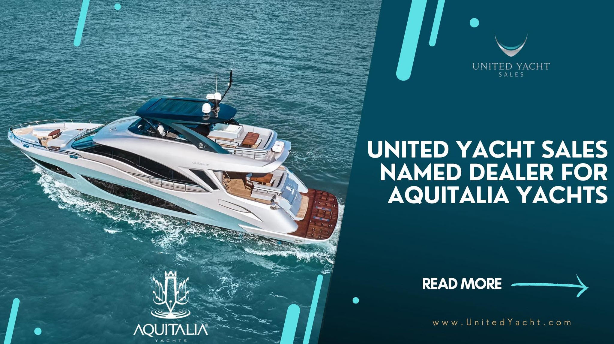 Aquitalia Yachts Names United Yacht Sales As North American Dealer