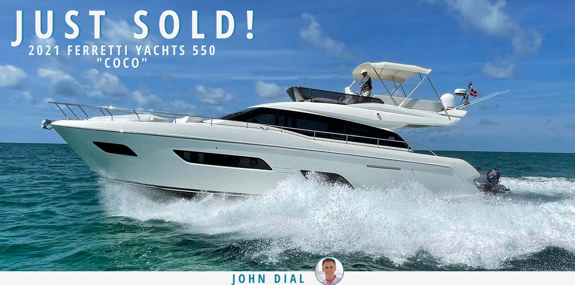 Ferretti 550 Flybridge COCO Sold By United Yacht Sales