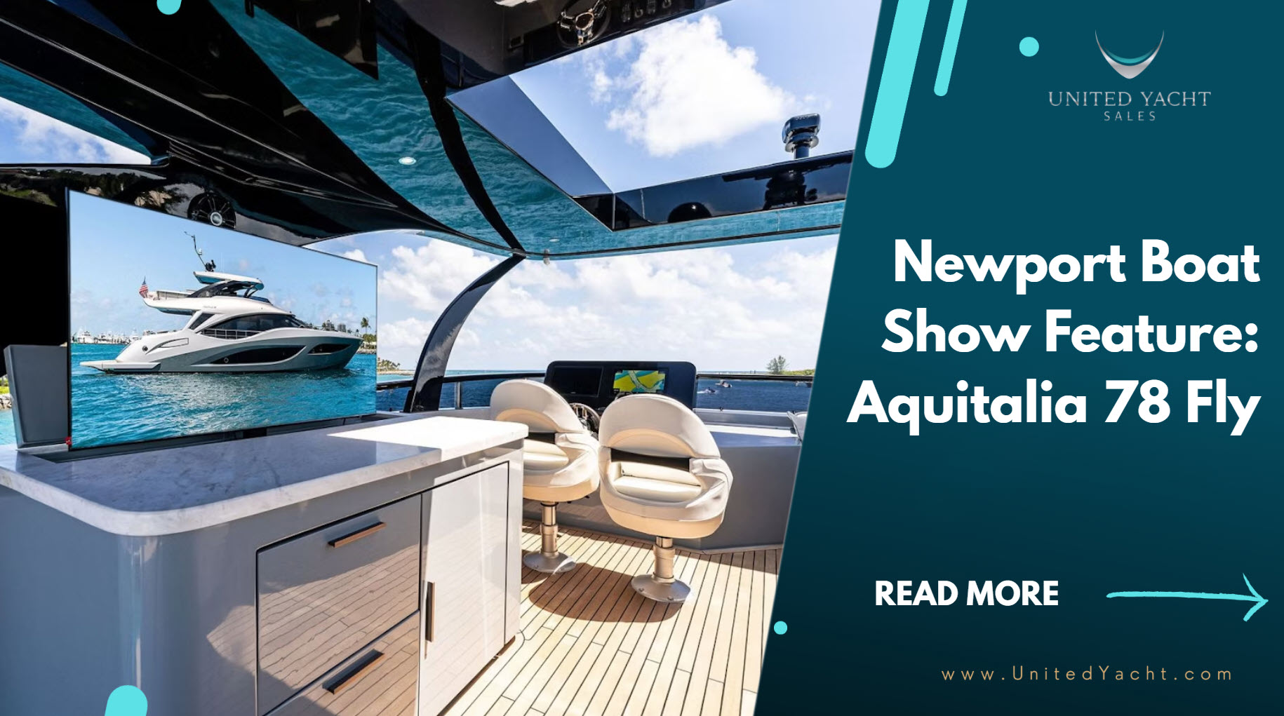 Featured At The Newport Boat Show: Aquitalia 78 Fly