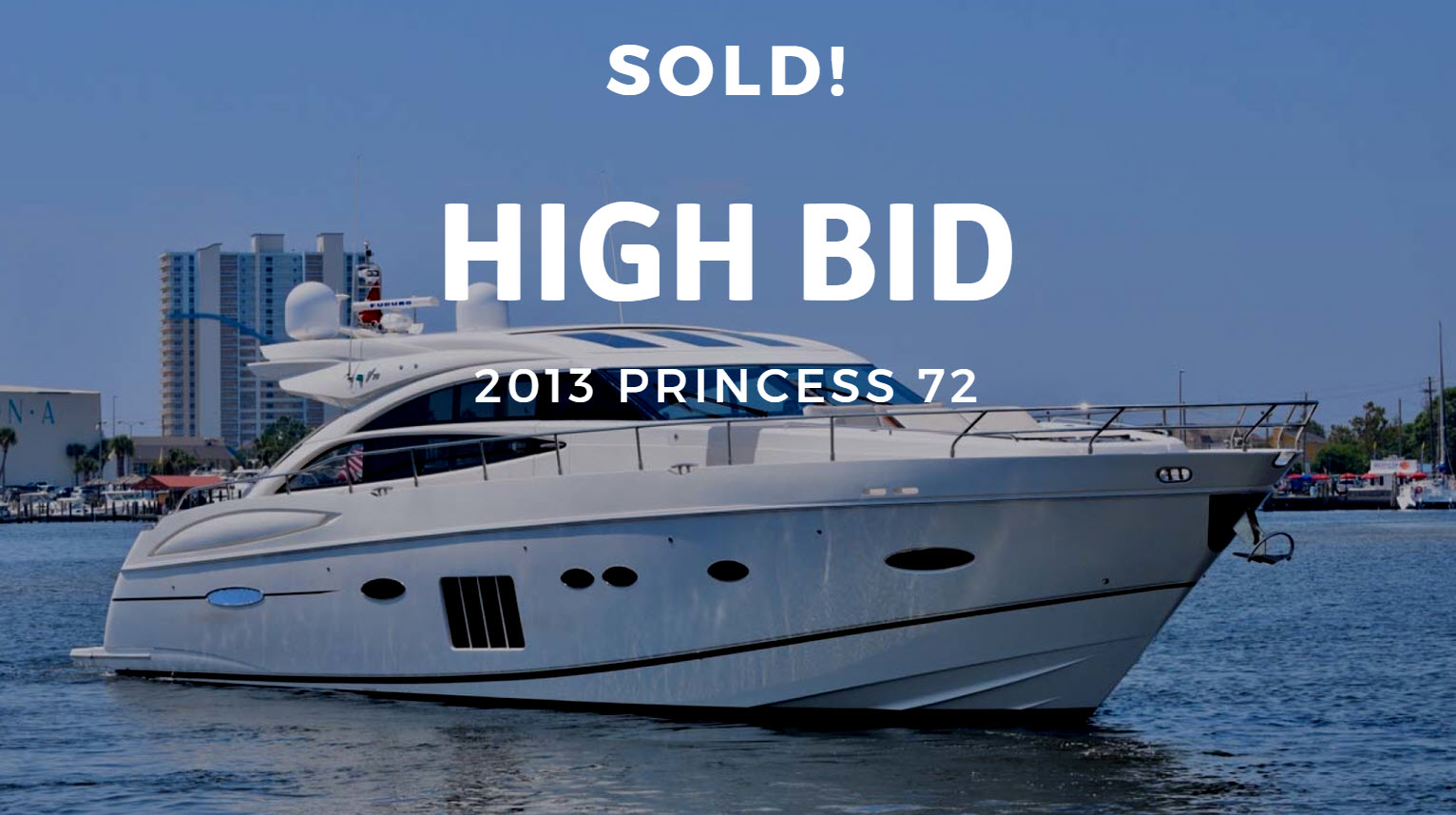 Princess Yachts V72 Sold By United Yacht Sales Broker Matt Condon