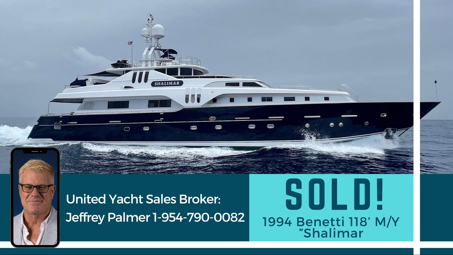 Benetti 118 Motor Yacht SHALIMAR Has Been Sold
