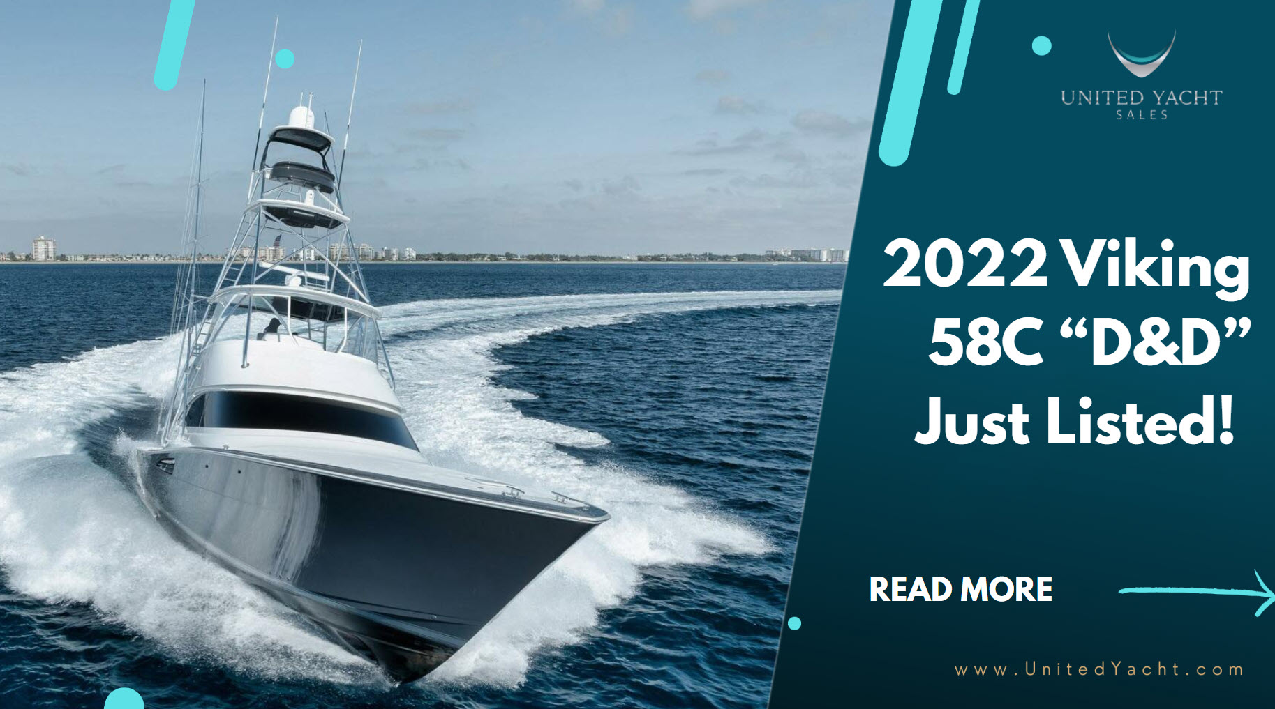 Viking Yachts 58 Convertible D&D Just Listed For Sale