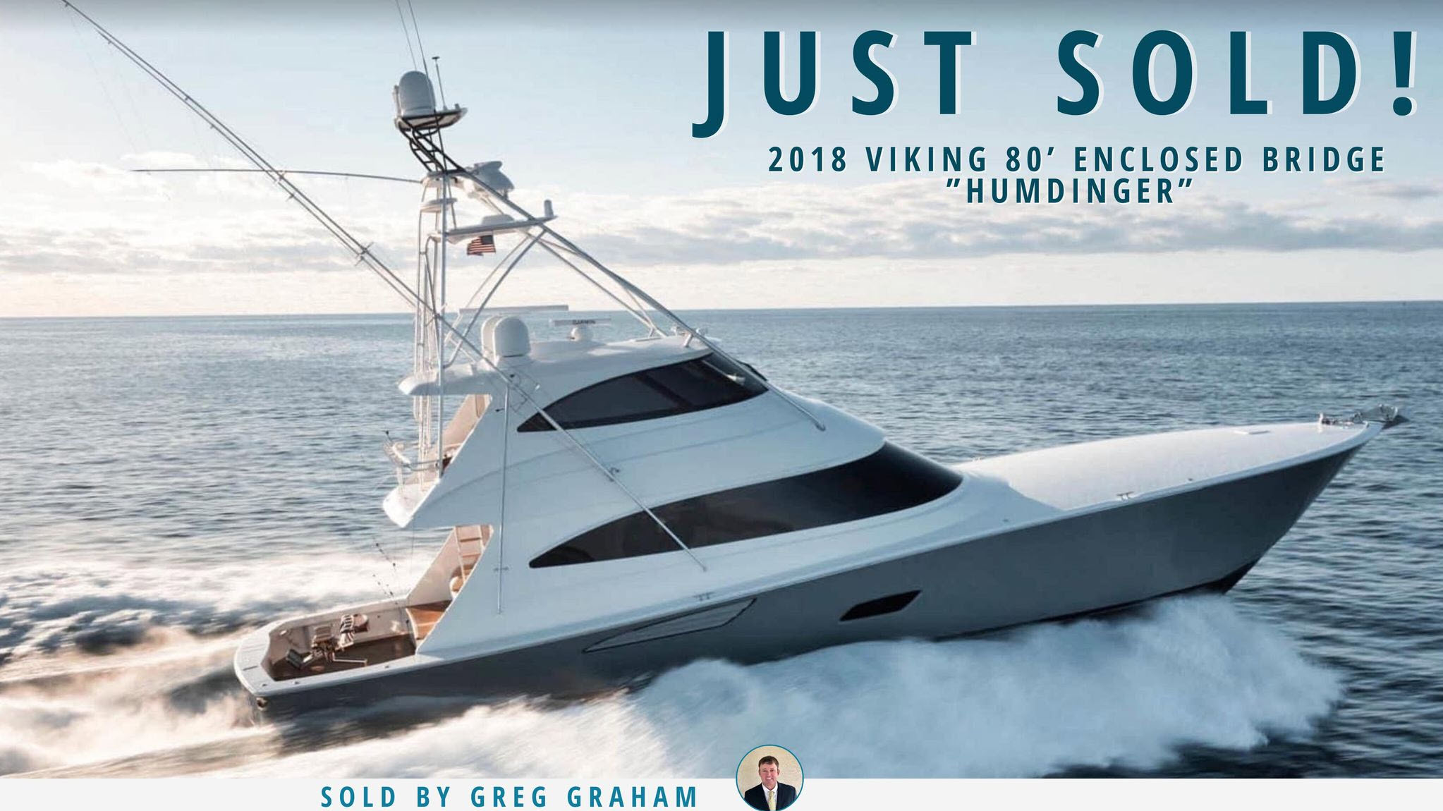 Viking 80 Enclosed Bridge Sold By United Yacht Sales