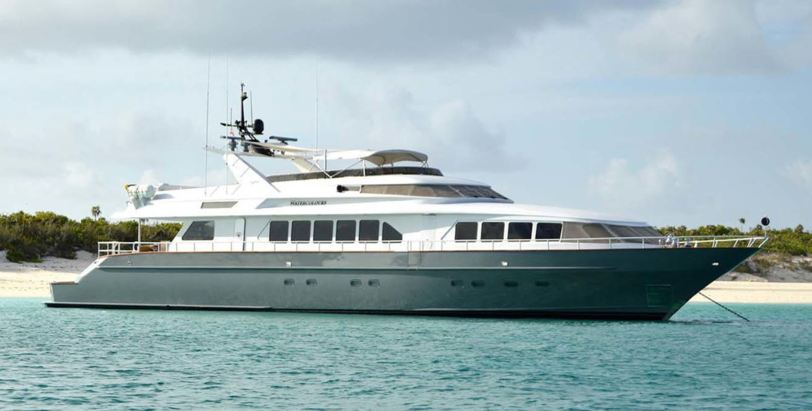 Watercolours Is a Trinity 115 Motor Yacht Just Listed With United