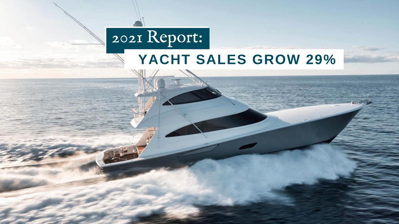 Yacht Sales Grow 29 Percent In 2021